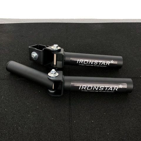 Landmine Add-on for power racks, squat stands and wall mounts used in home gyms or professional / commercial fitness studios. 