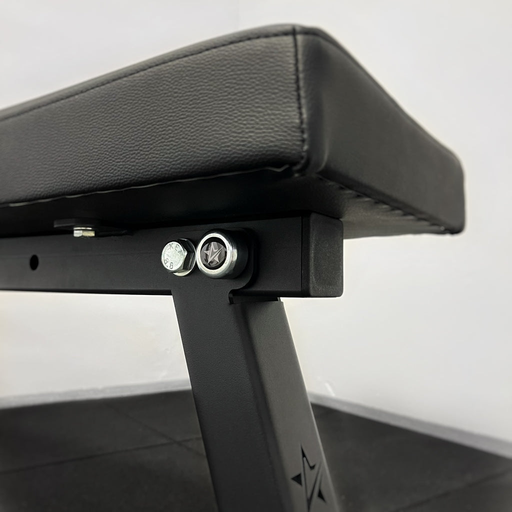IRONSTAR fold back flat bench