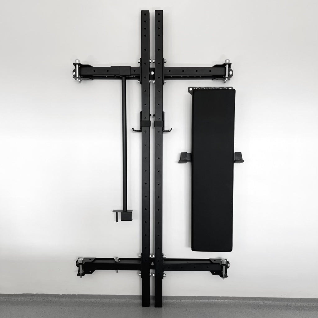 FOLD BACK FLAT BENCH WALL HANGER