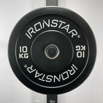 IRONSTAR bumper plates for strength and functional training.