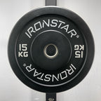 IRONSTAR bumper plates for strength and functional training.