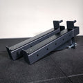 Safety arms Add-on for power racks, squat stands and wall mounts used in home gyms or professional / commercial fitness studios. 