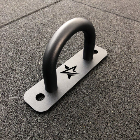 Rope anchor Add-on for power racks, squat stands and wall mounts used in home gyms or professional / commercial fitness studios. 