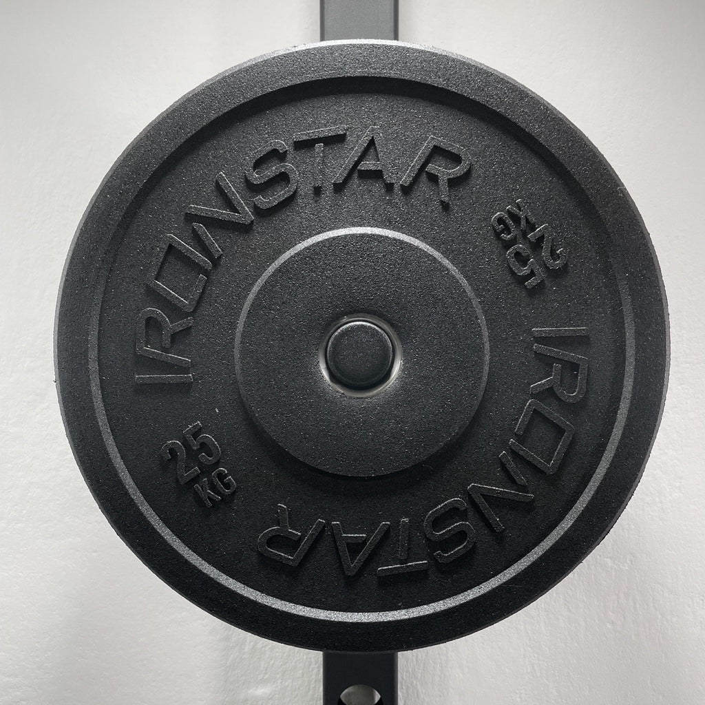 IRONSTAR bumper plates for functional training, made in Europe.