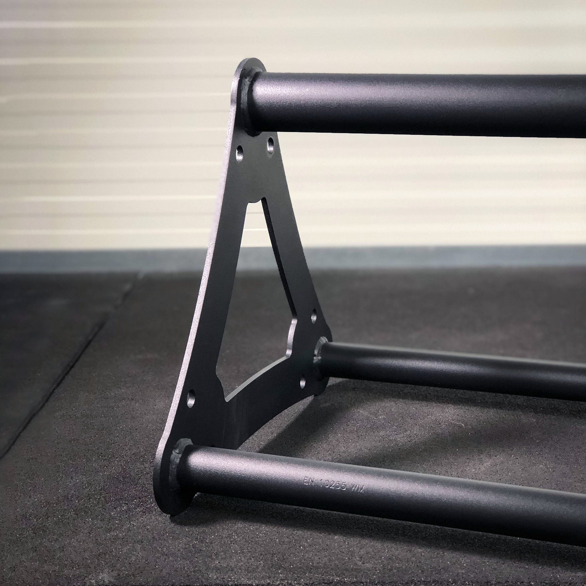 Dirty south bar Add-on for power racks, squat stands and wall mounts used in home gyms or professional / commercial fitness studios. 