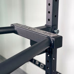 Dip Station Add-on for power racks, squat stands and wall mounts used in home gyms or professional / commercial fitness studios. 