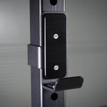 J-cups Add-on for power racks, squat stands and wall mounts used in home gyms or professional / commercial fitness studios. 