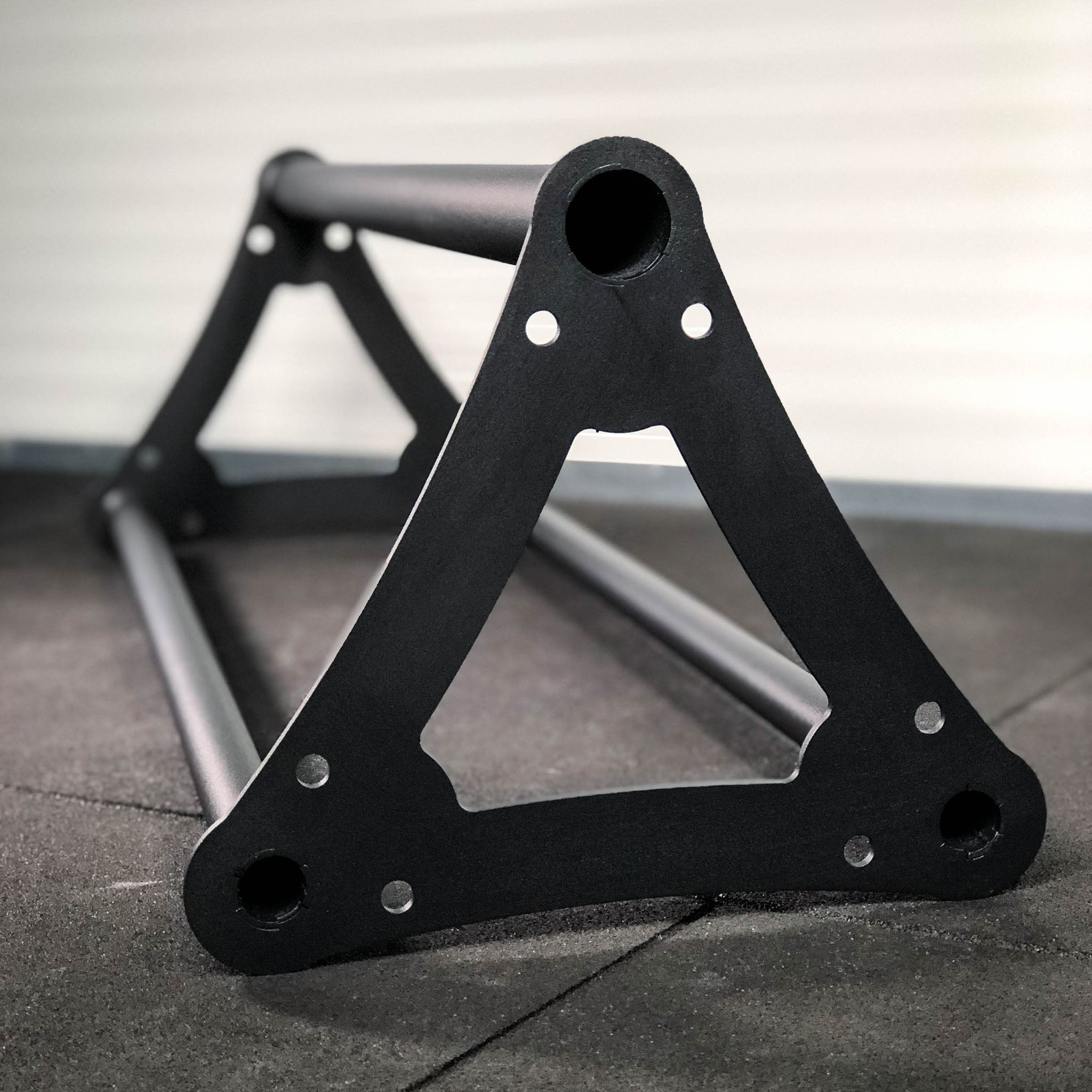 Dirty south bar Add-on for power racks, squat stands and wall mounts used in home gyms or professional / commercial fitness studios. 