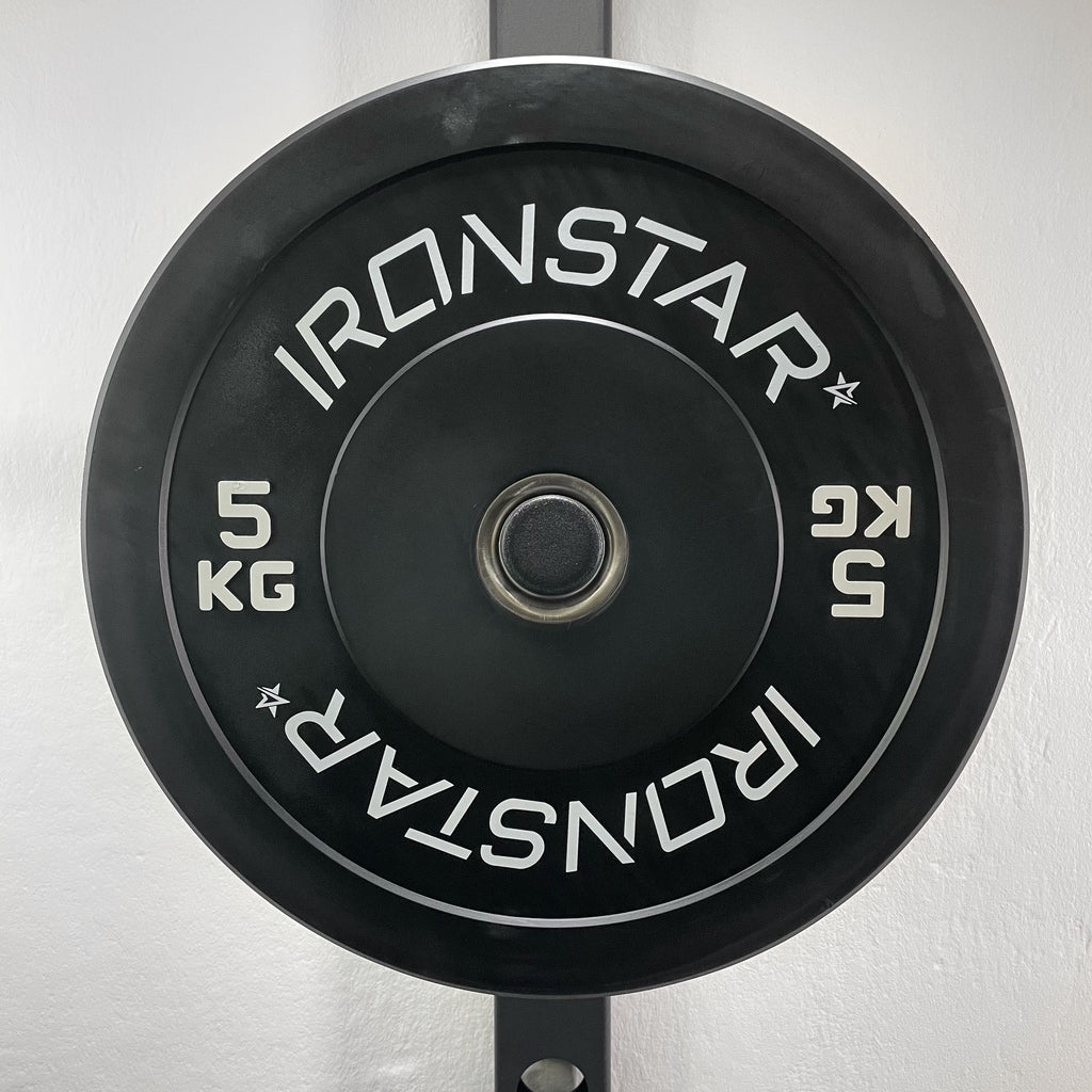 IRONSTAR bumper plates for strength and functional training.