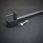 IRONSTAR adjustable pull up bar for squat rack.