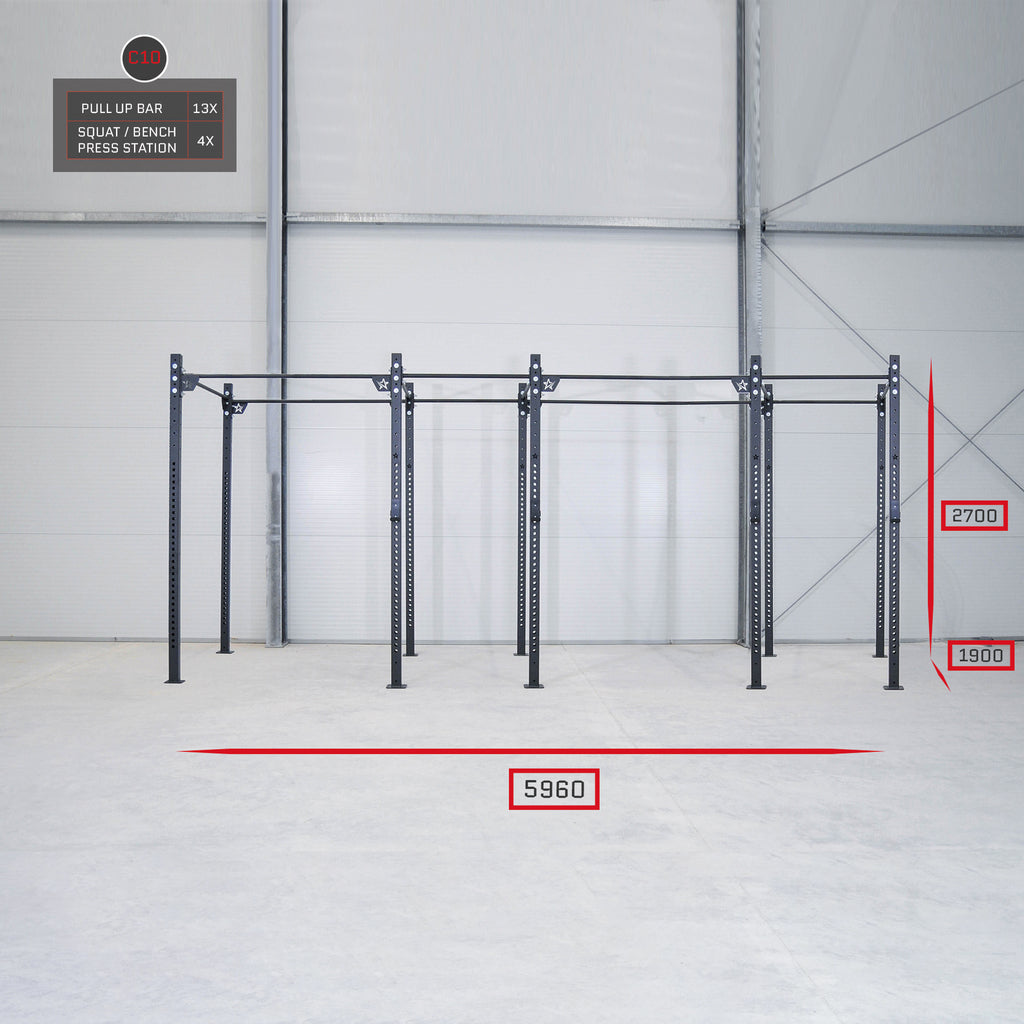 Basic rig from IRONSTAR is a must-have sport equipment for professional fitness studio, crossfit gym and other strenght training gyms and sport teams.