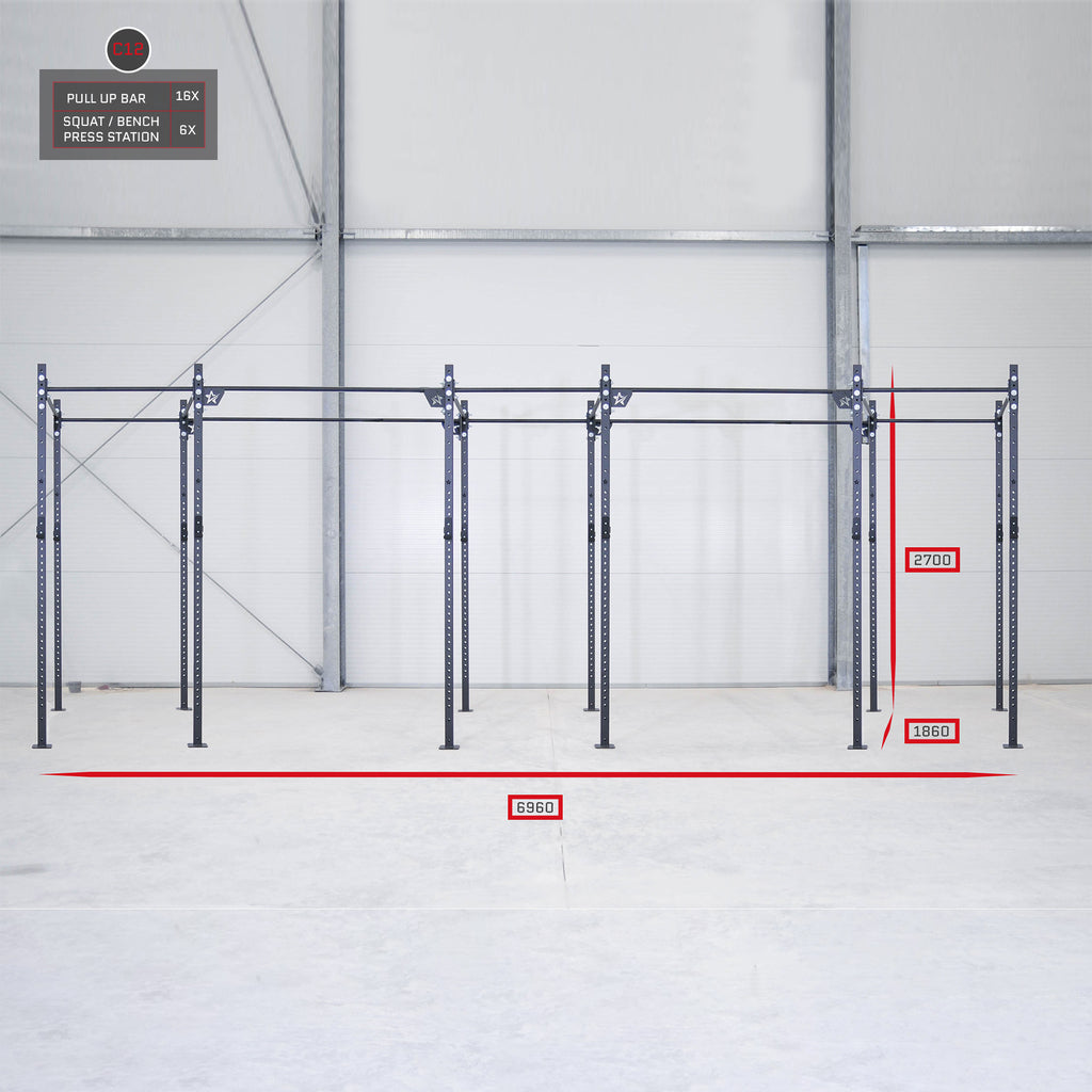 Basic rig from IRONSTAR is a must-have sport equipment for professional fitness studio, crossfit gym and other strenght training gyms and sport teams.
