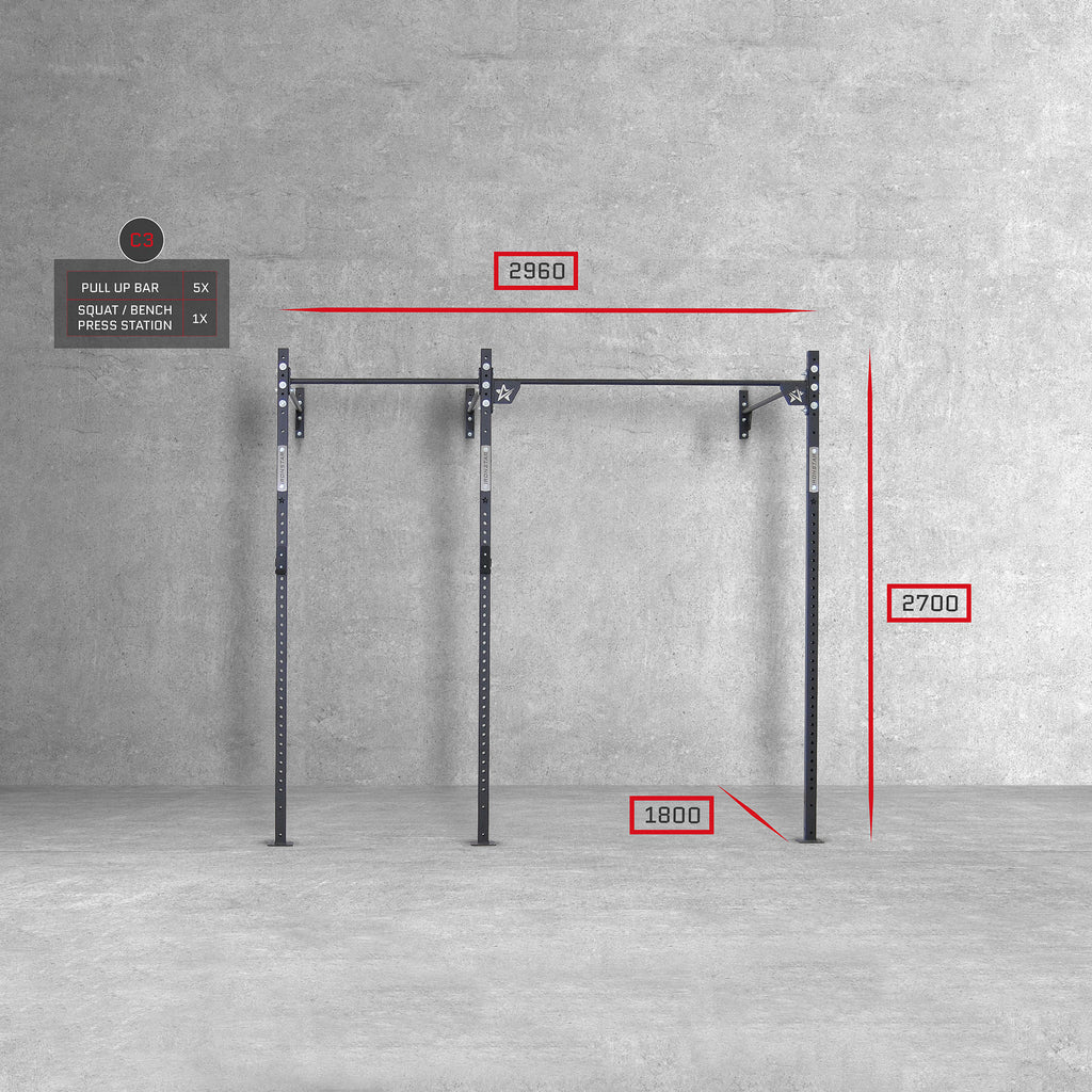  IRONSTAR wall mount is the best sport equipment for home gym or commercial fitness studio. 