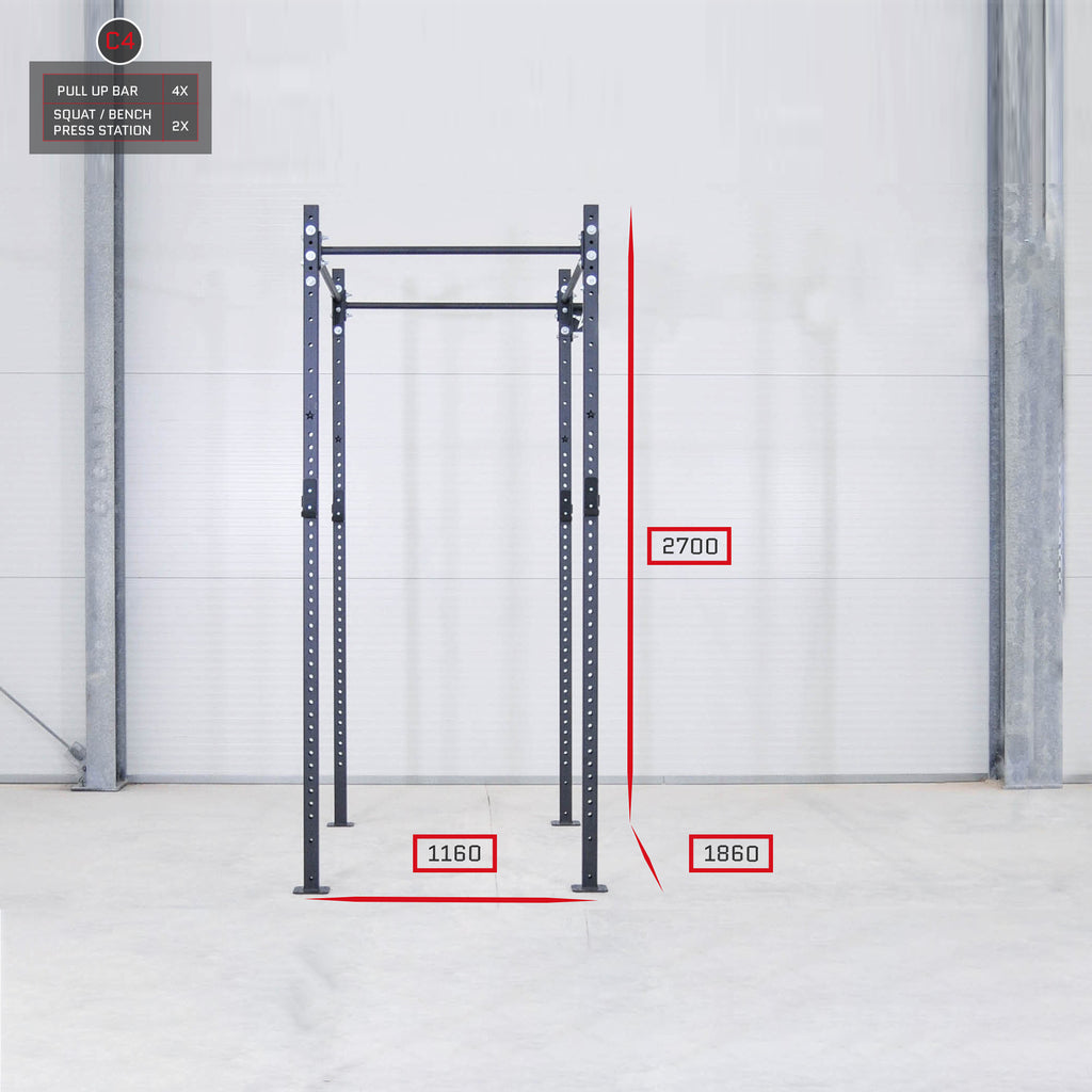 Basic rig from IRONSTAR is a must-have sport equipment for professional fitness studio, crossfit gym and other strenght training gyms and sport teams.