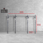 IRONSTAR wall mount is the best sport equipment for home gym or commercial fitness studio. 