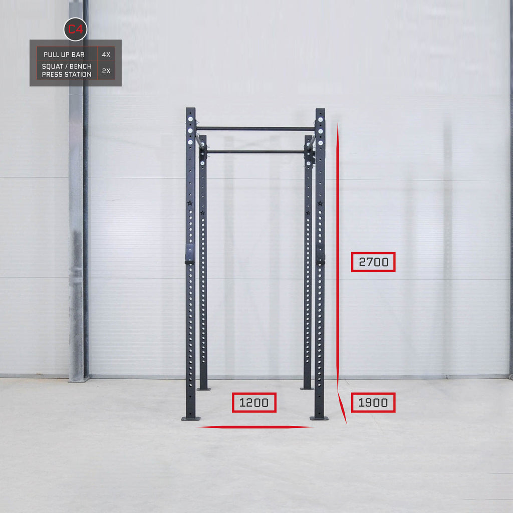 Basic rig from IRONSTAR is a must-have sport equipment for professional fitness studio, crossfit gym and other strenght training gyms and sport teams.