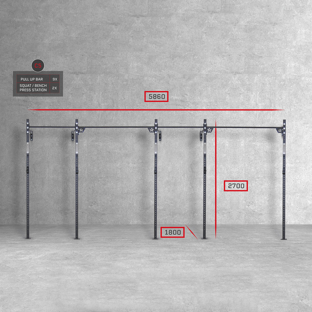  IRONSTAR wall mount is the best sport equipment for home gym or commercial fitness studio. 