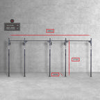  IRONSTAR wall mount is the best sport equipment for home gym or commercial fitness studio. 