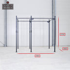 Basic rig from IRONSTAR is a must-have sport equipment for professional fitness studio, crossfit gym and other strenght training gyms and sport teams.
