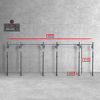 IRONSTAR wall mount is the best sport equipment for home gym or commercial fitness studio. 