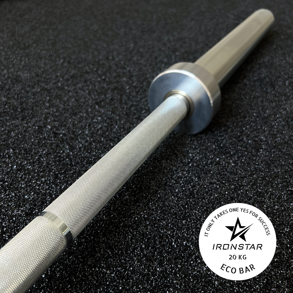 IRONSTAR olympic barbell for functional training and crossfit workout.