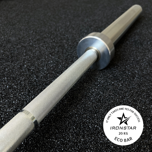 IRONSTAR olympic barbell for functional training and crossfit workout.