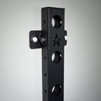 IRONSTAR wall storage for bumper plates.