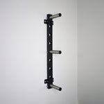 IRONSTAR wall storage for bumper plates.