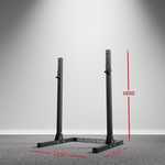 IRONSTAR Squat stand is the best equipment for home gym or commercial fitness studio. 