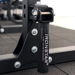 Add-on for power racks, squat stands and wall mounts used in home gyms or professional / commercial fitness studios. 