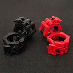Lock collars for barbells for home gym or commercial fitness studios.