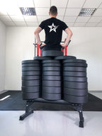 Weight bench is a must in every gym - home or professional. Made from steel profiles and bench pad.