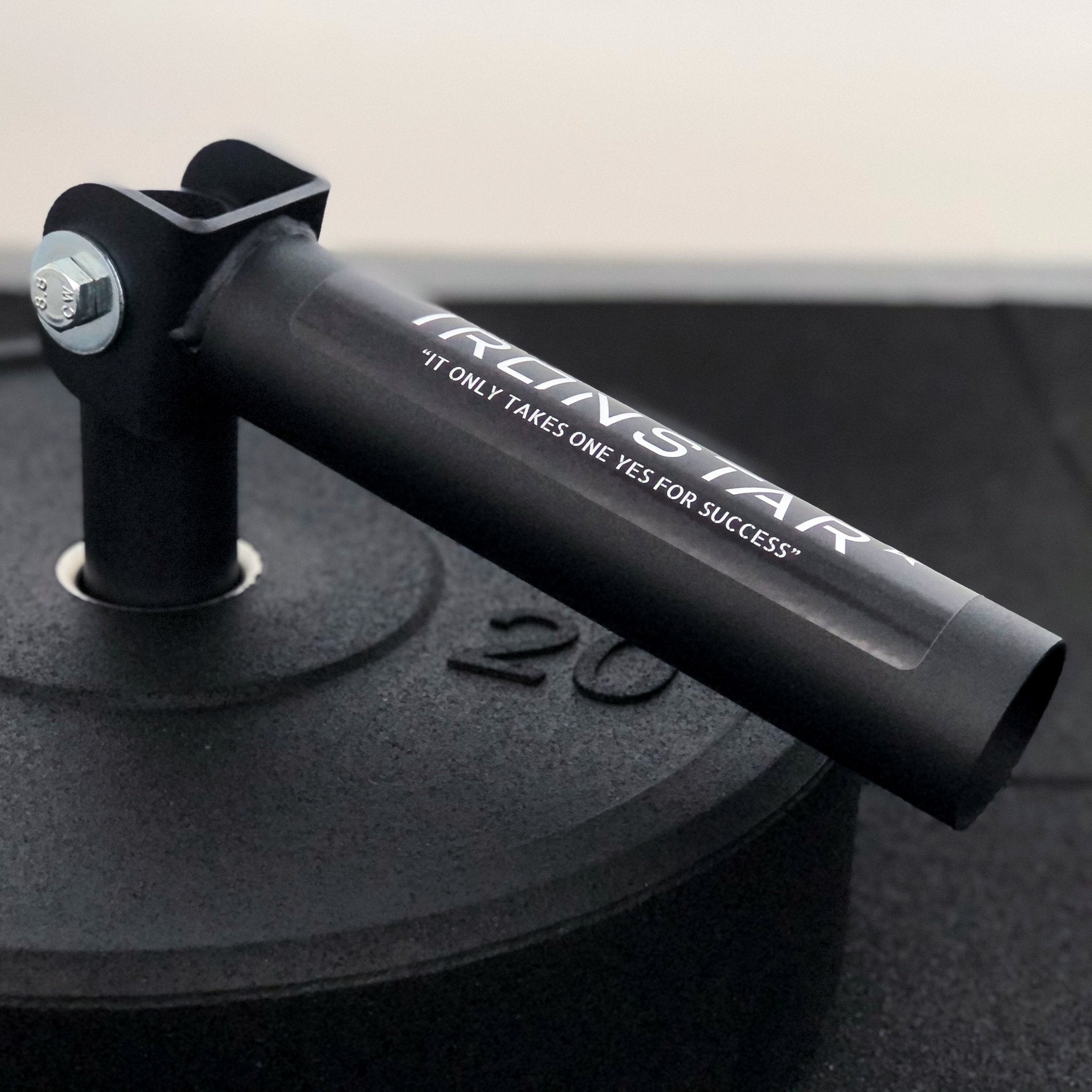 Landmine Add-on for power racks, squat stands and wall mounts used in home gyms or professional / commercial fitness studios. 